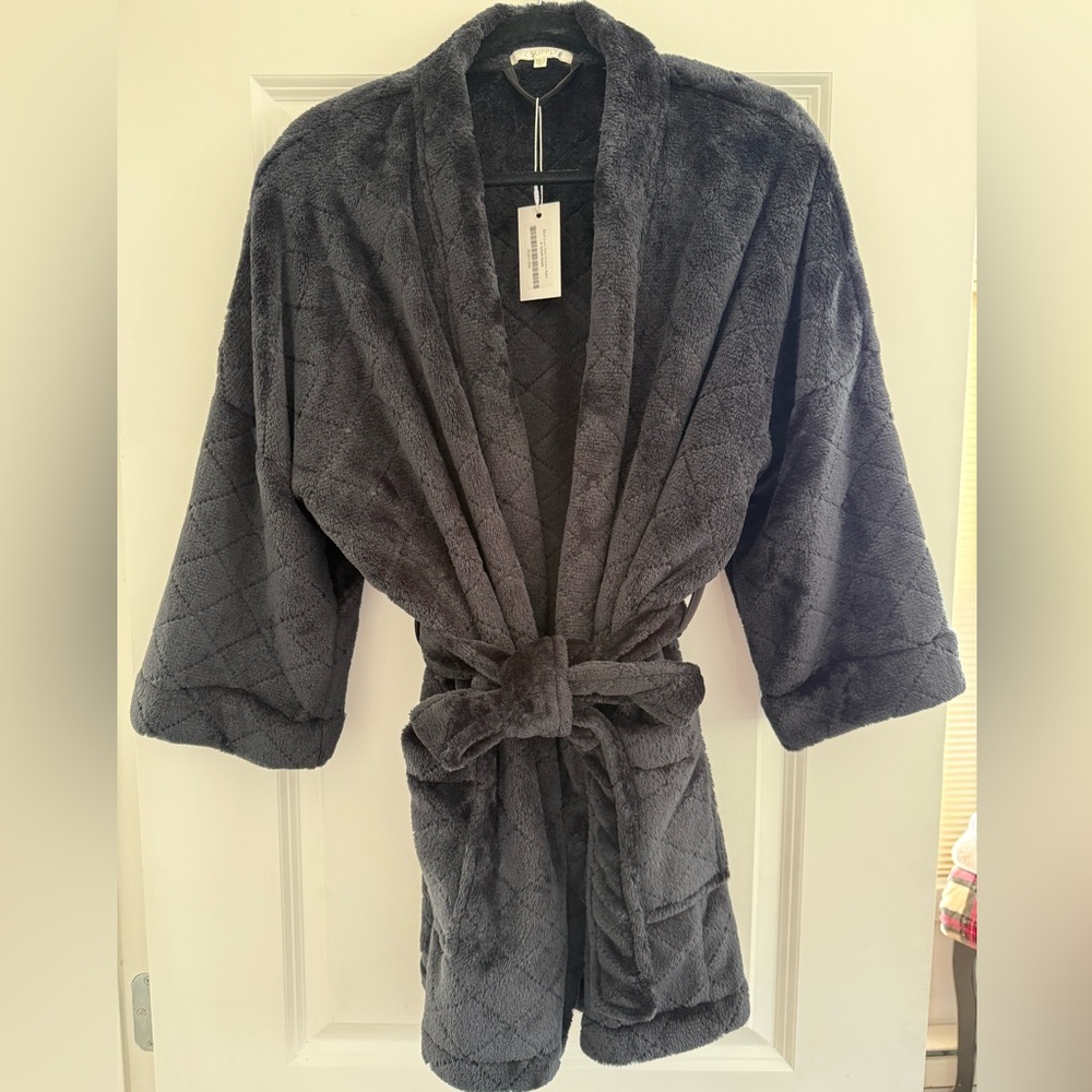 Luxe quilted Kimono Robe